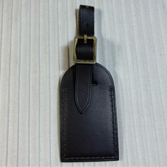 Louis Vuitton Small/Mini Luggage Tag in Dark Brown, 
Free Non LV Clasp. - Picture 4 of 15